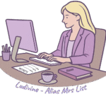 Logo Ludivine - Alias Mrs List