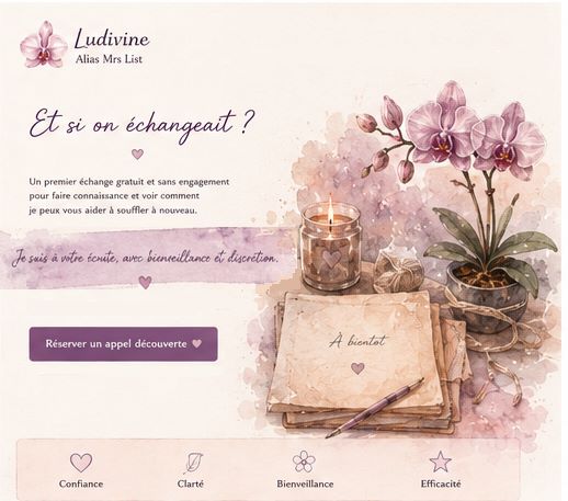 Contacter Ludivine - assistante externalisée